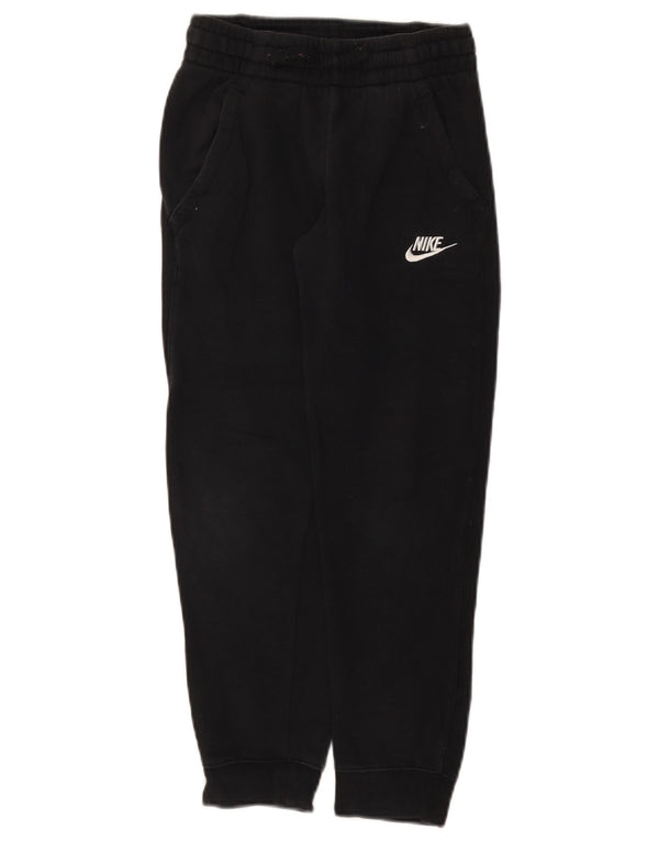 Спортивный костюм Nike для мальчиков, брюки для бега, 8–9 лет, маленький черный, хлопок