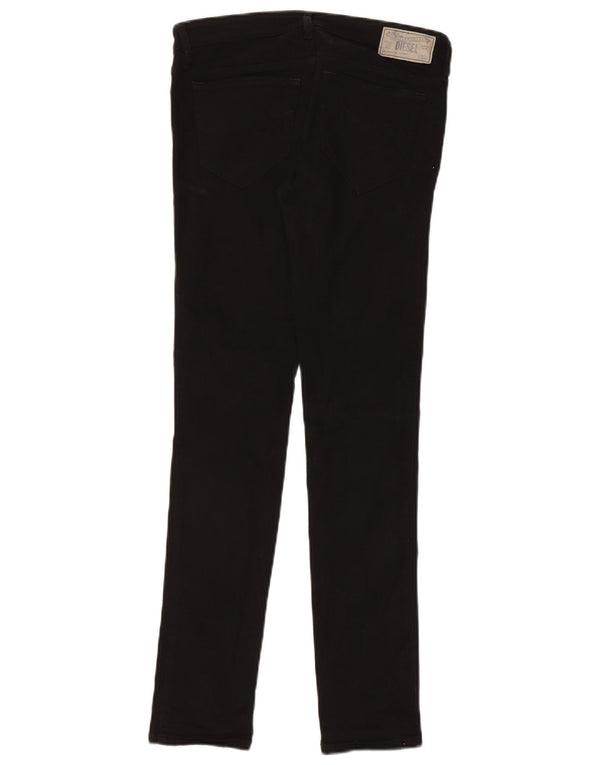Женские супертонкие джинсы скинни Diesel Skinzee с низкой талией W29 L32, черные