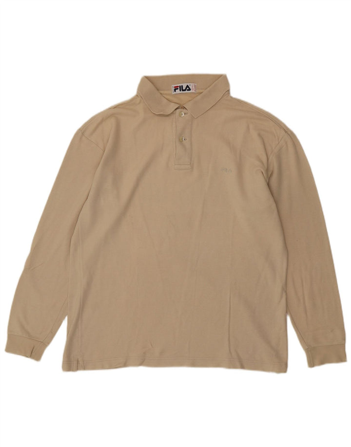 Мужская рубашка поло FILA с длинным рукавом IT 50 Medium Beige