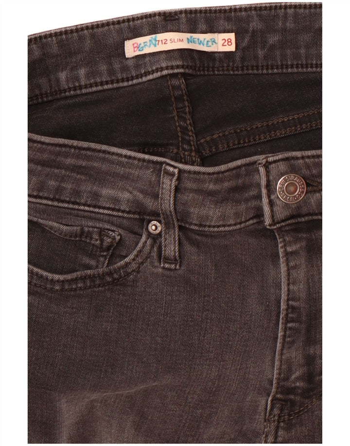 Женские джинсы Levi's 712 Slim W28 L30 Серые