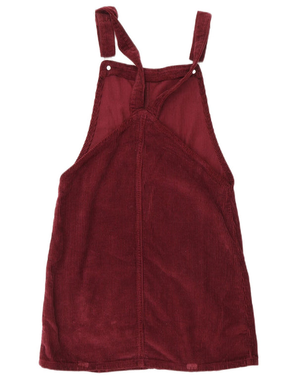 Женское вельветовое комбинезон Topshop UK 6 XS, бордовый хлопок
