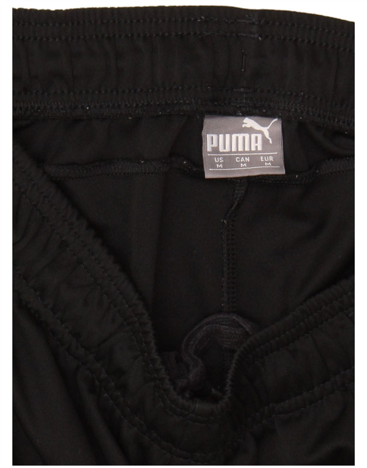 PUMA Mens Tracksuit Trousers Medium  Black Polyester