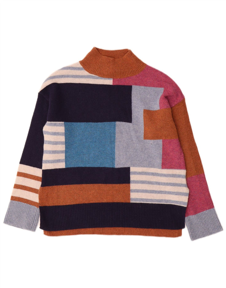 Женский джемпер с высоким воротником WHITE STUFF, Великобритания, 8, маленький, разноцветный