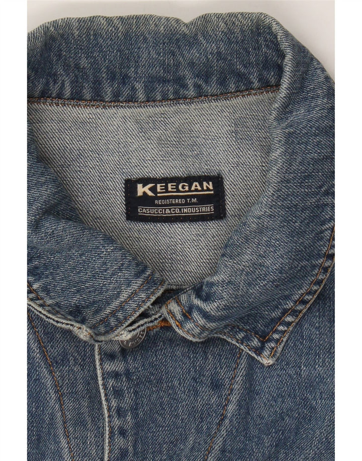 CASUCCI Mens Denim Jacket UK 42 XL Blue Cotton Vintage Casucci and Second-Hand Casucci from Messina Hembry 