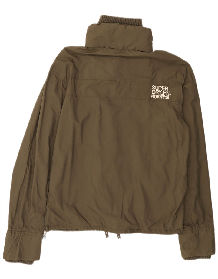 Мужская куртка-бомбер Superdry UK 40, большой цвет хаки, нейлон