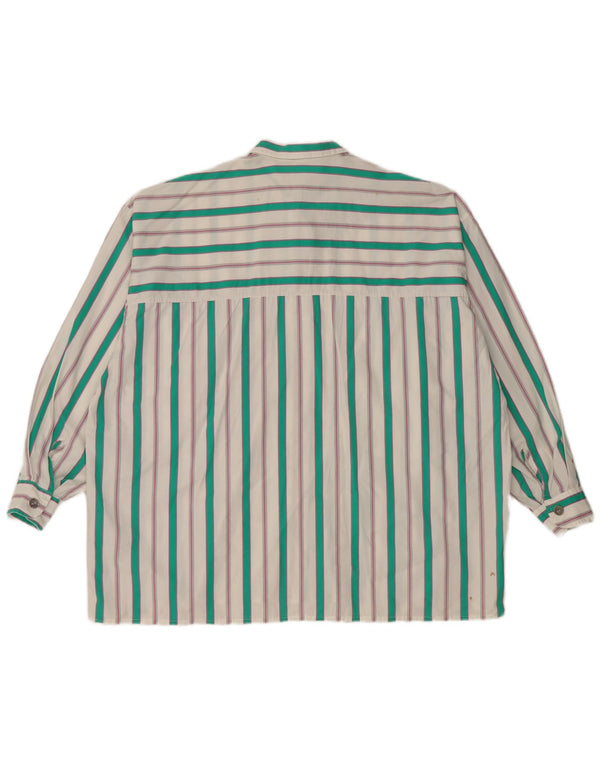 Женская рубашка Benetton UK 18 XL в белую полоску