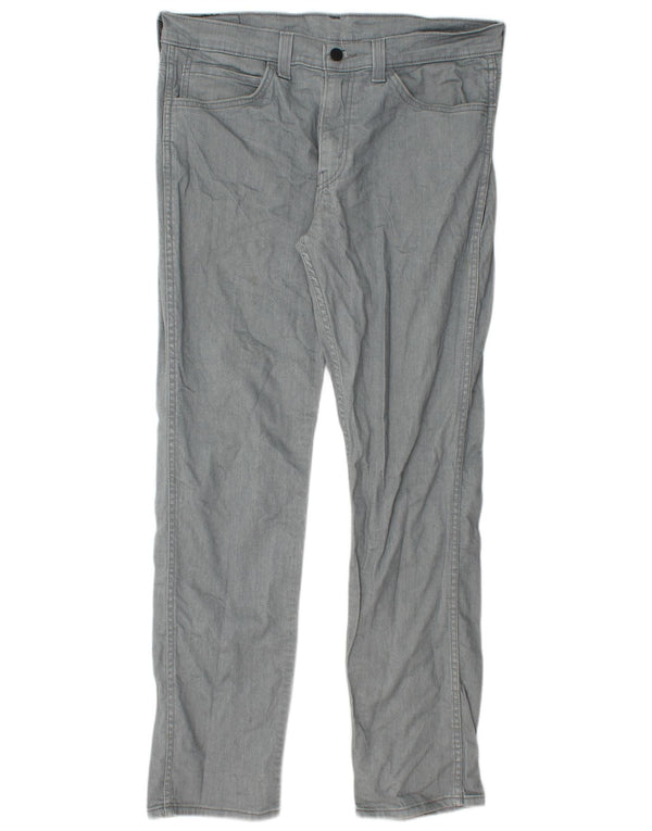 Мужские джинсы Levi's 511 Slim W34 L32 Серые хлопковые