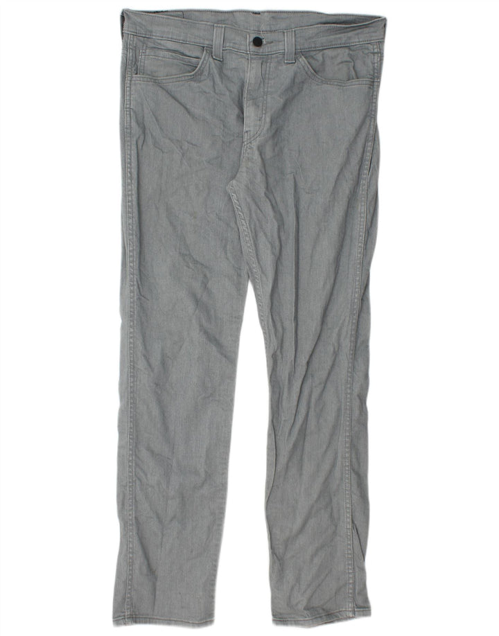 Мужские джинсы Levi's 511 Slim W34 L32 Серые хлопковые