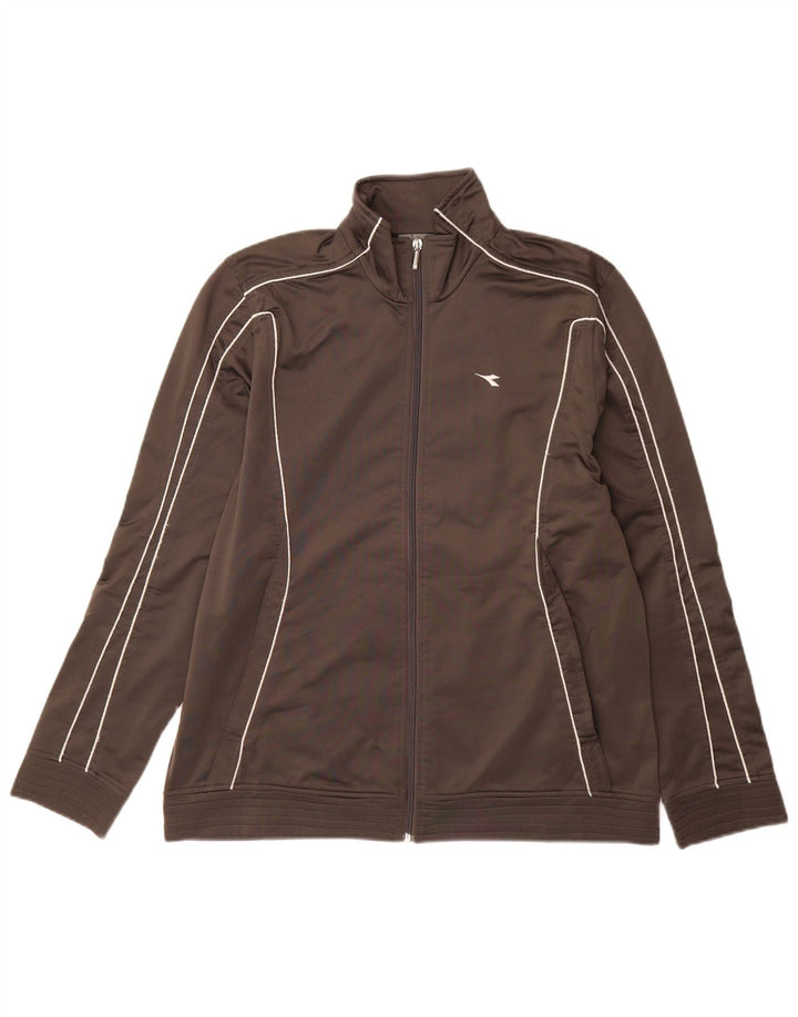 DIADORA Женский спортивный костюм Верхняя куртка UK 18 XL Серый