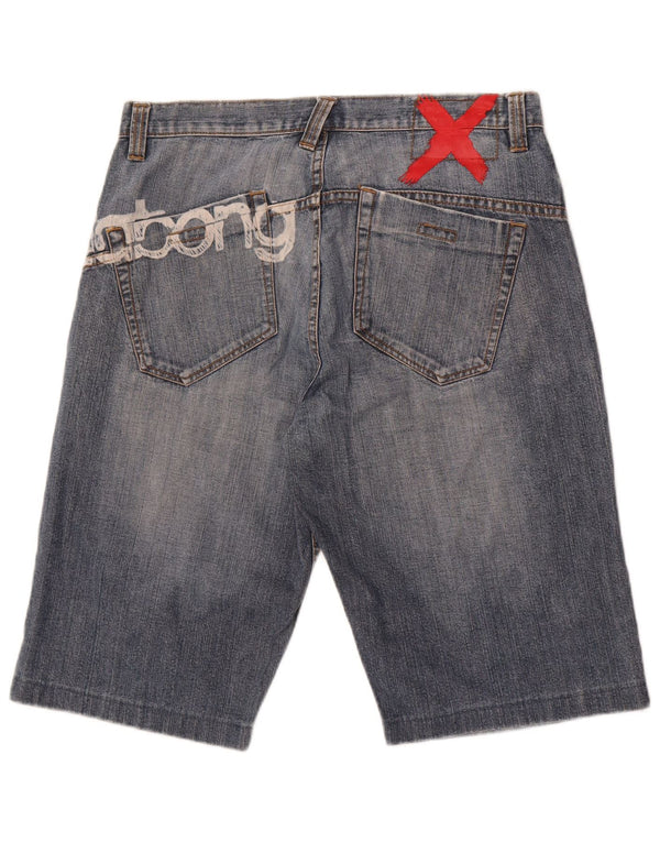 Billabong Мужские джинсовые шорты с рисунком W30, средний синий хлопок
