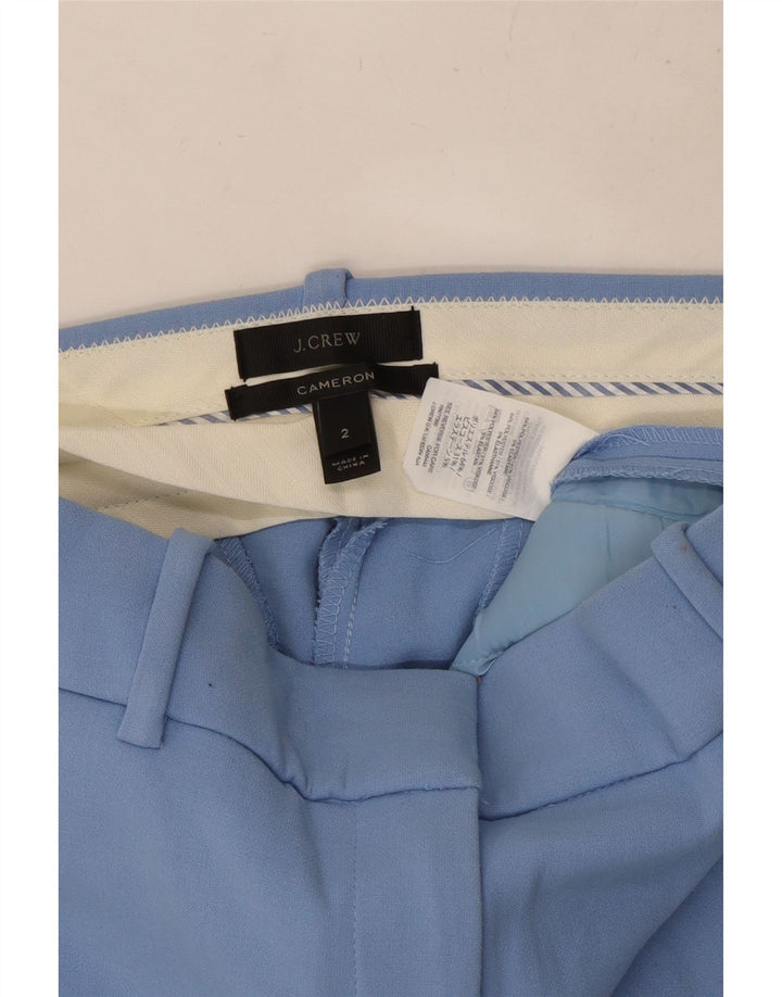 Женские узкие брюки чинос J. CREW Cameron, США 2 XS W25 L25, синие, полиэстер