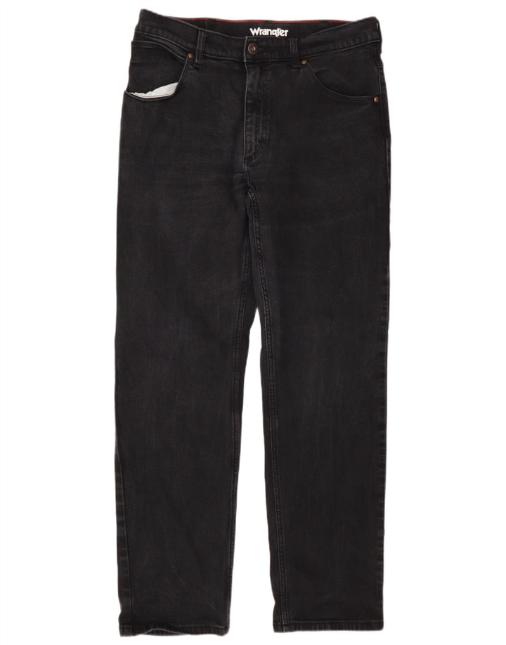 Мужские прямые джинсы Wrangler W34 L32, серый хлопок