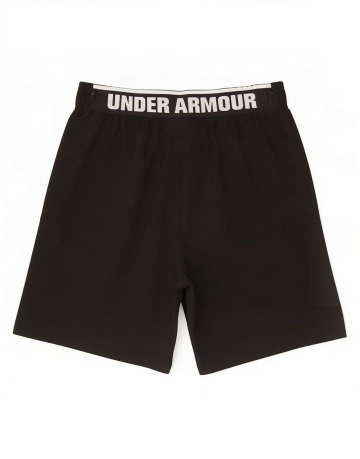 Мужские спортивные шорты с рисунком Under Armour, большие черные