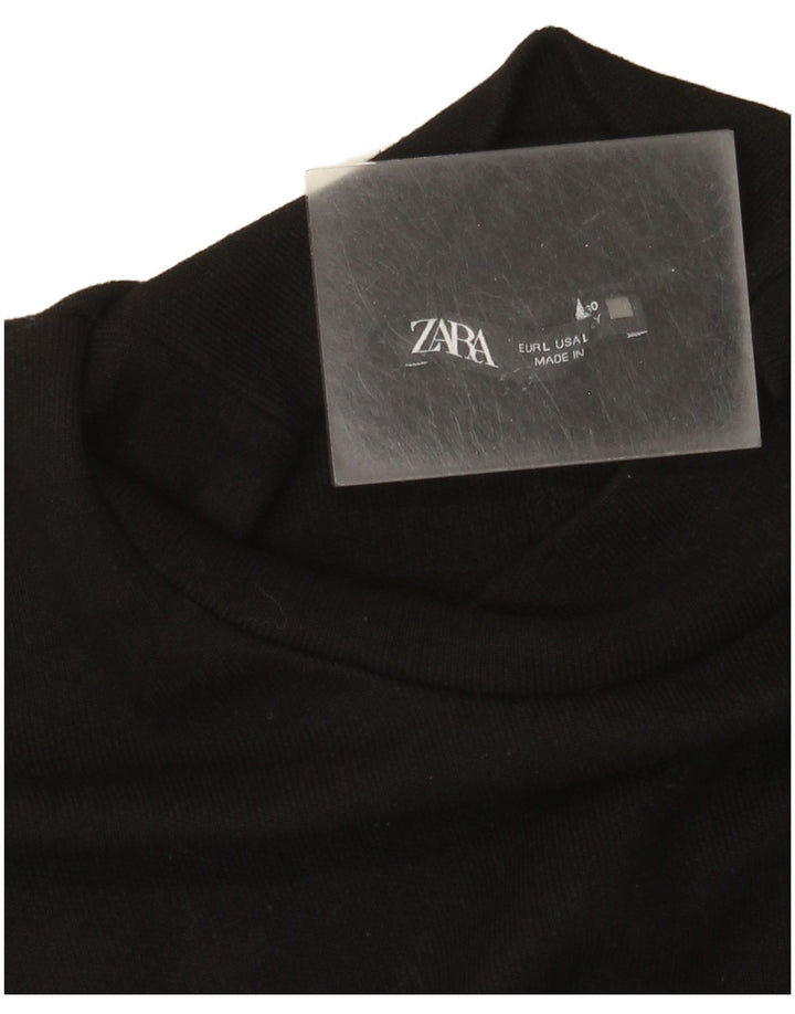 Женское платье макси Zara UK 14, большое черное