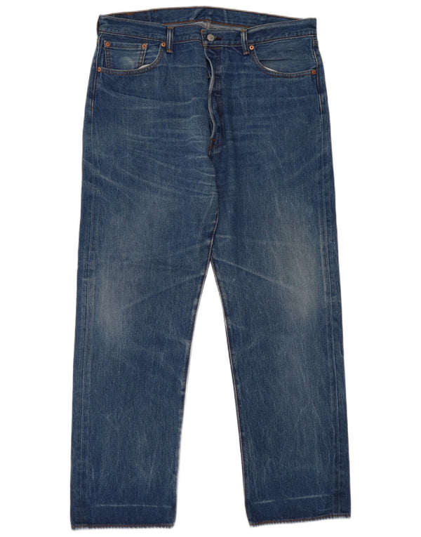 Мужские прямые джинсы Levi's W40 L34 синие, хлопок