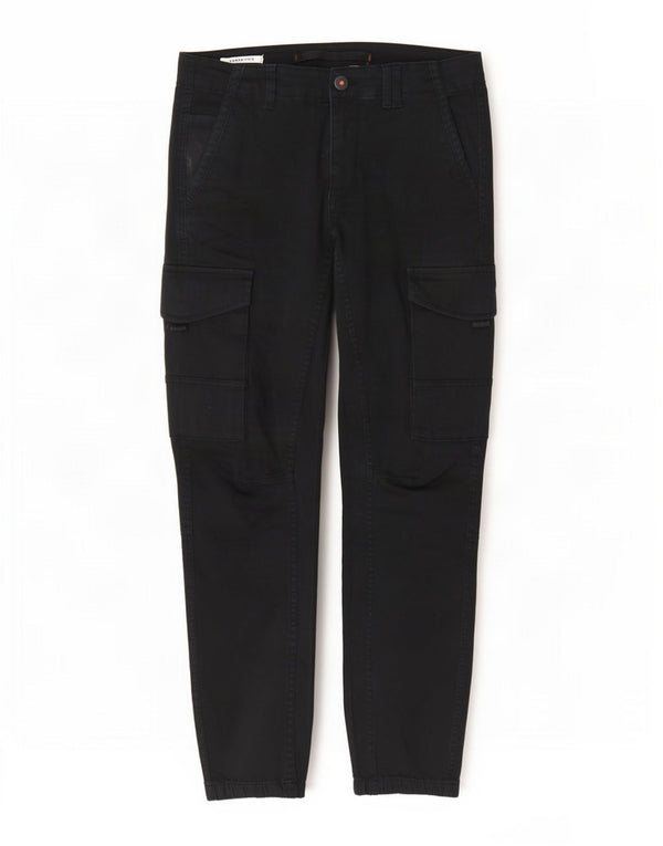 Мужские брюки-карго Jack & Jones W29 L32, черный хлопок