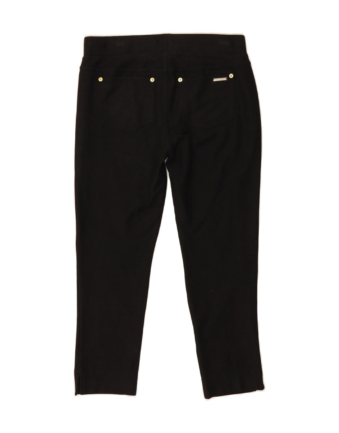 MICHAEL KORS Womens Slim Capri Trousers Medium W30 L23 Black Vintage Michael Kors and Second-Hand Michael Kors from Messina Hembry 