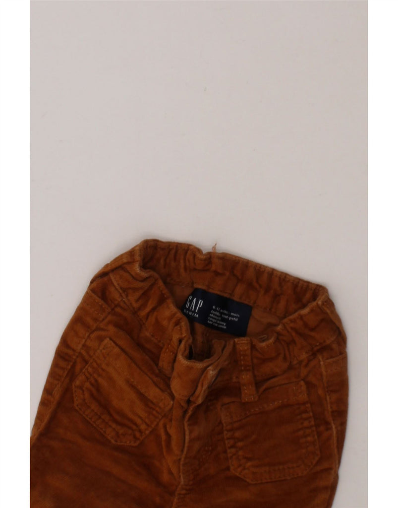 GAP Baby Boys Straight Corduroy Trousers 9-12 Months W16 L8 Brown Cotton Vintage Gap and Second-Hand Gap from Messina Hembry 