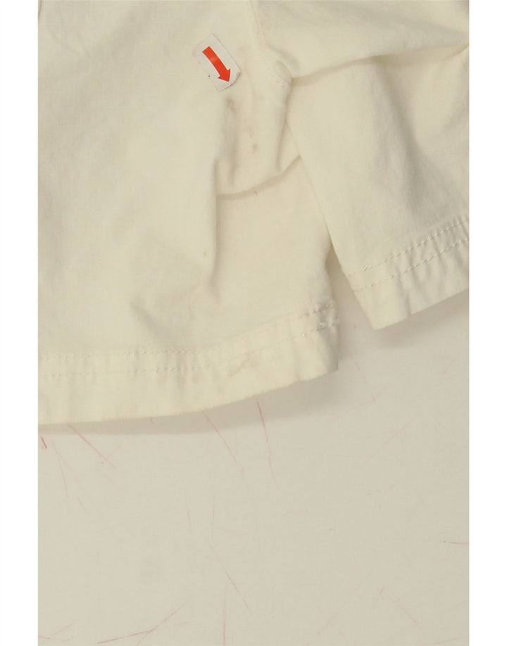 EDDIE BAUER Womens Cargo Shorts US 10 Large W33  White Cotton Vintage Eddie Bauer and Second-Hand Eddie Bauer from Messina Hembry 