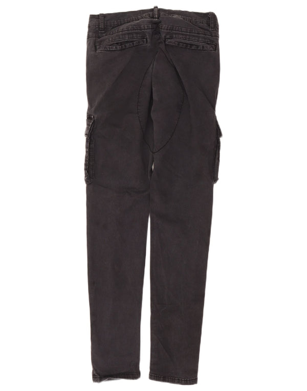 Мужские узкие брюки-карго Zara EU 38 Small W30 L30 Серые хлопковые