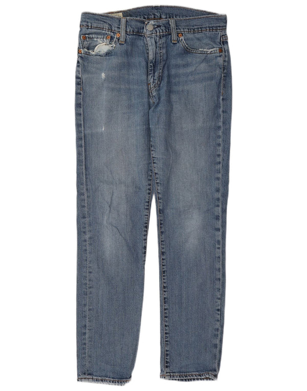 Женские зауженные джинсы Levi's 511 W30 L30 синие, хлопок