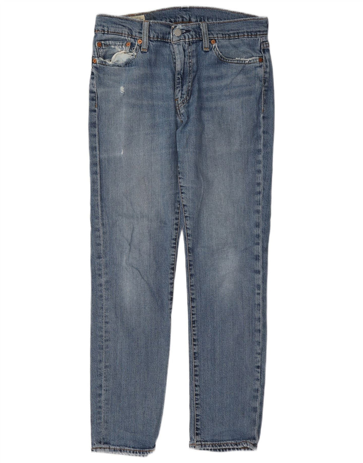 Женские зауженные джинсы Levi's 511 W30 L30 синие, хлопок