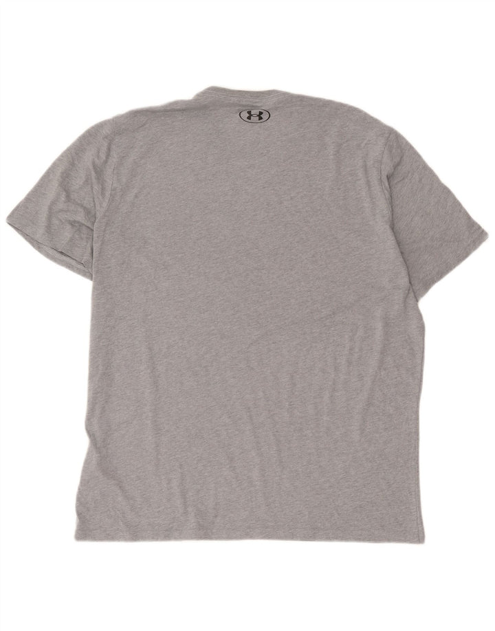Мужская футболка Under Armour Top XL, серый хлопок в крапинку