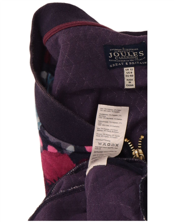Женский спортивный костюм Joules UK 12, средний темно-синий с цветочным принтом, полиэстер