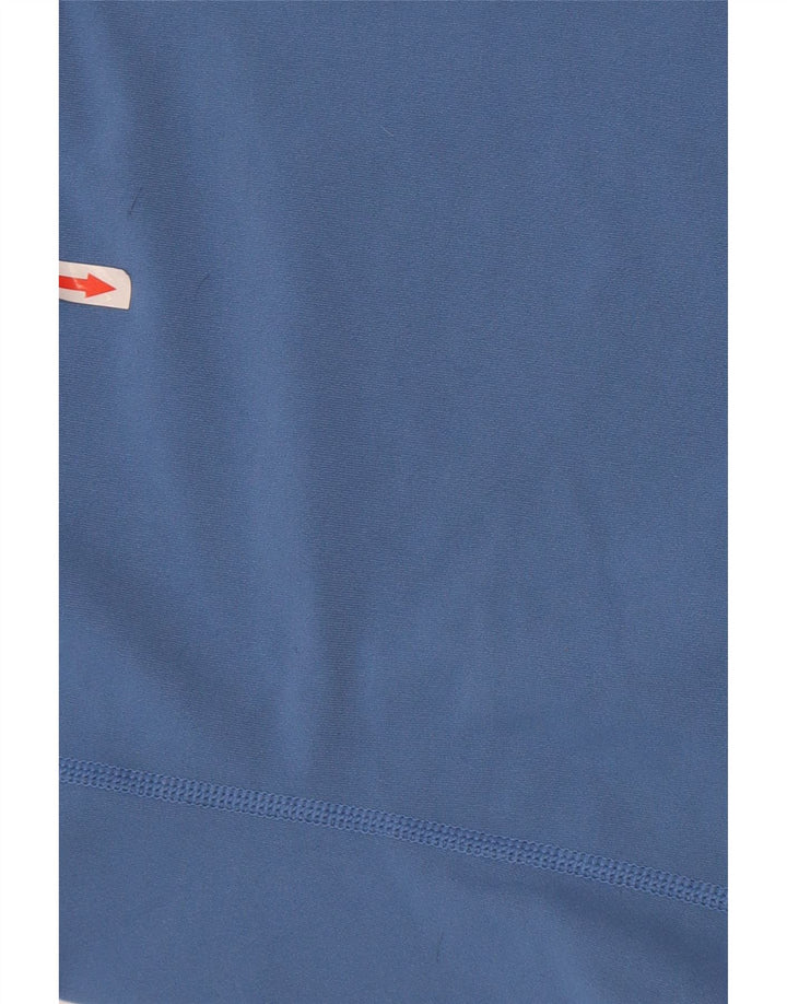 Женский жилет с графическим рисунком Nike UK 8, маленький синий, полиэстер с цветными блоками