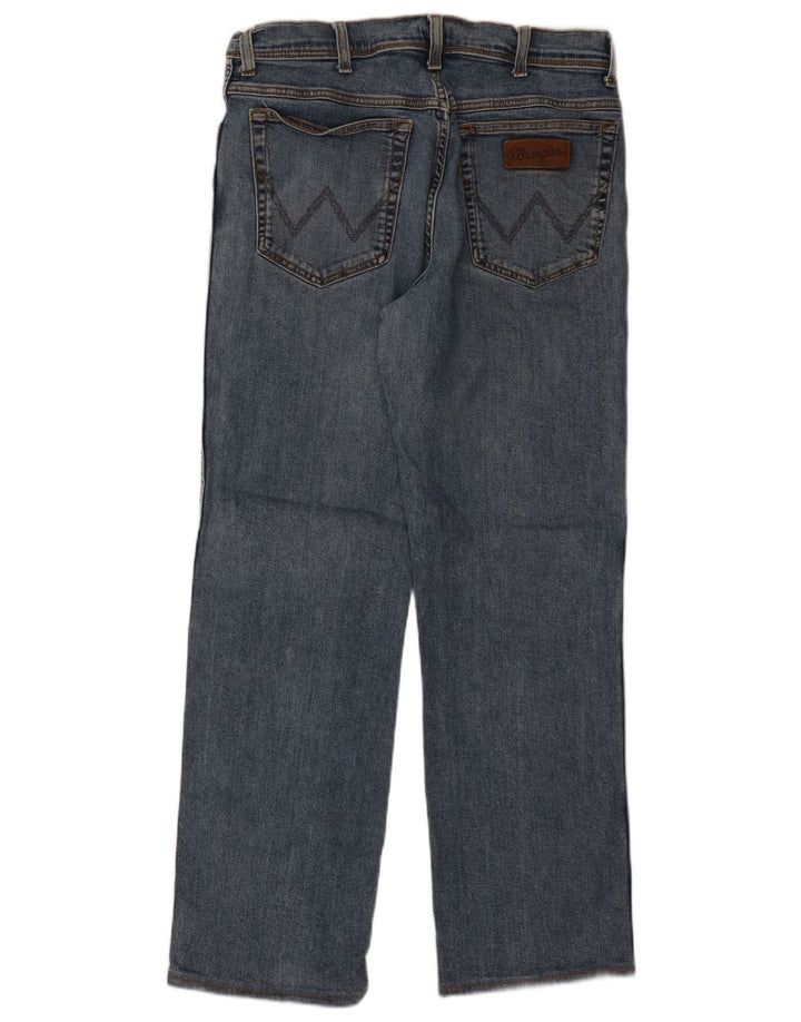 Мужские прямые джинсы Wrangler Texas W34 L29, синий хлопок
