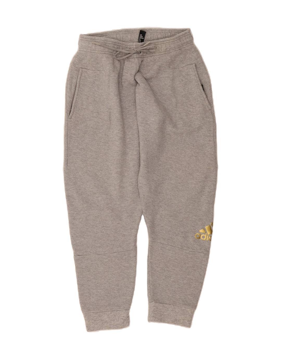 ADIDAS Mens Graphic Tracksuit Trousers Joggers Medium  Grey Cotton Vintage Adidas and Second-Hand Adidas from Messina Hembry 