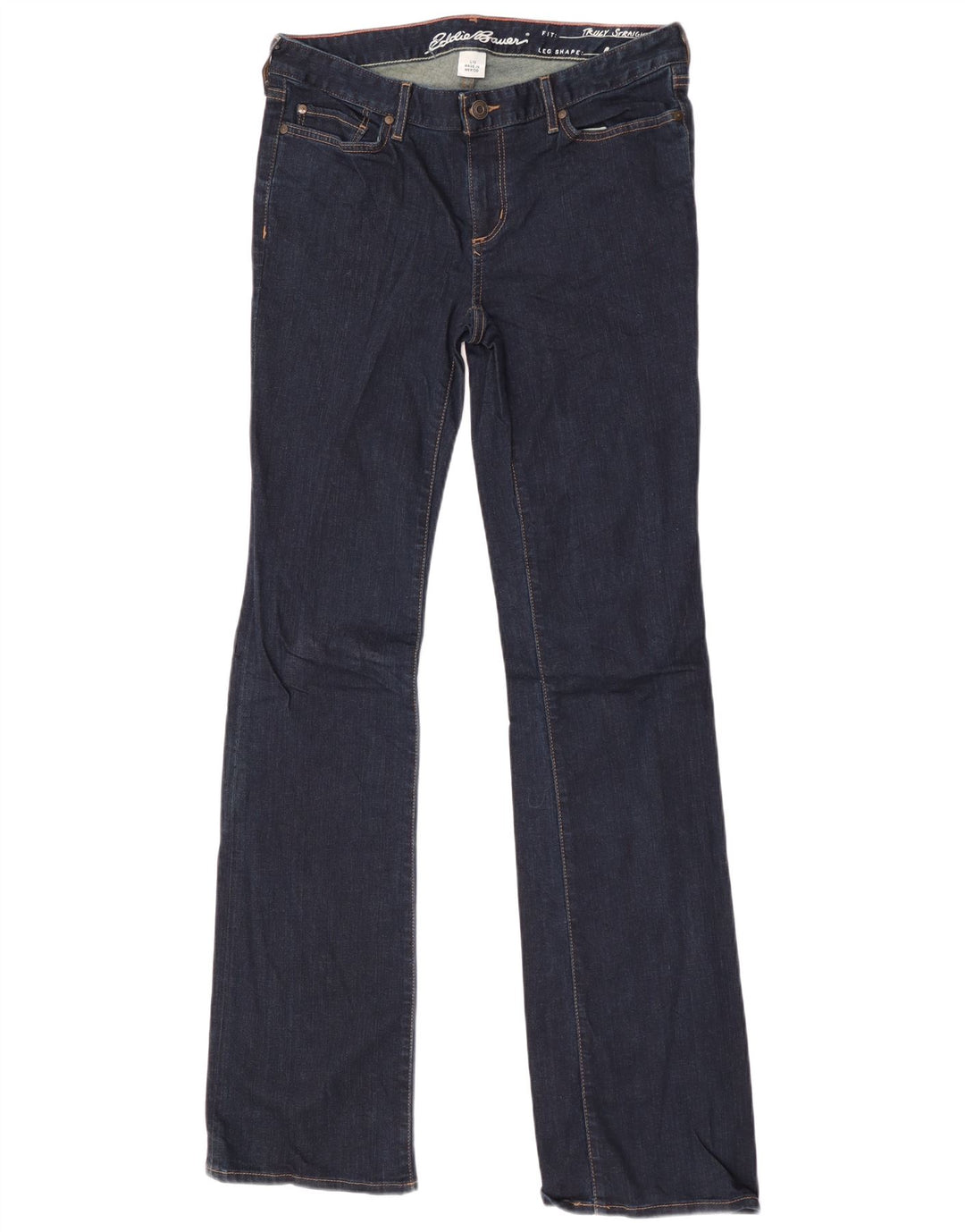 Женские прямые джинсы Eddie Bauer Bootcut, размер США 10, большие, W32 L36, синие, хлопок