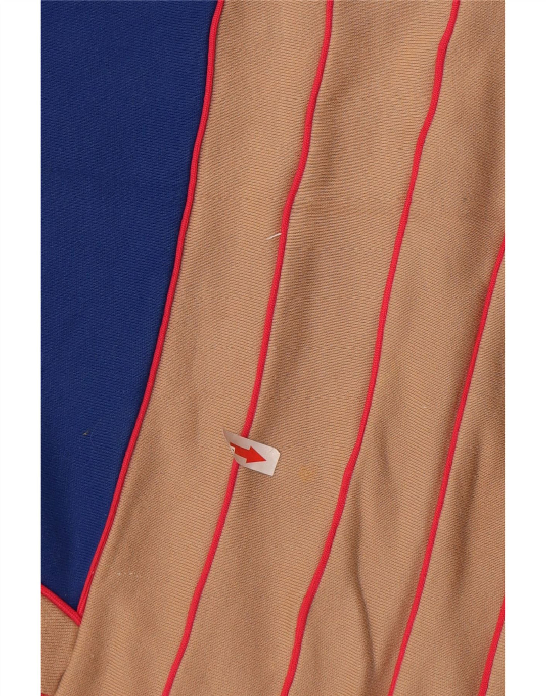 Женский свитер с рисунком Adidas UK 12, средний бежевый, цветной блок