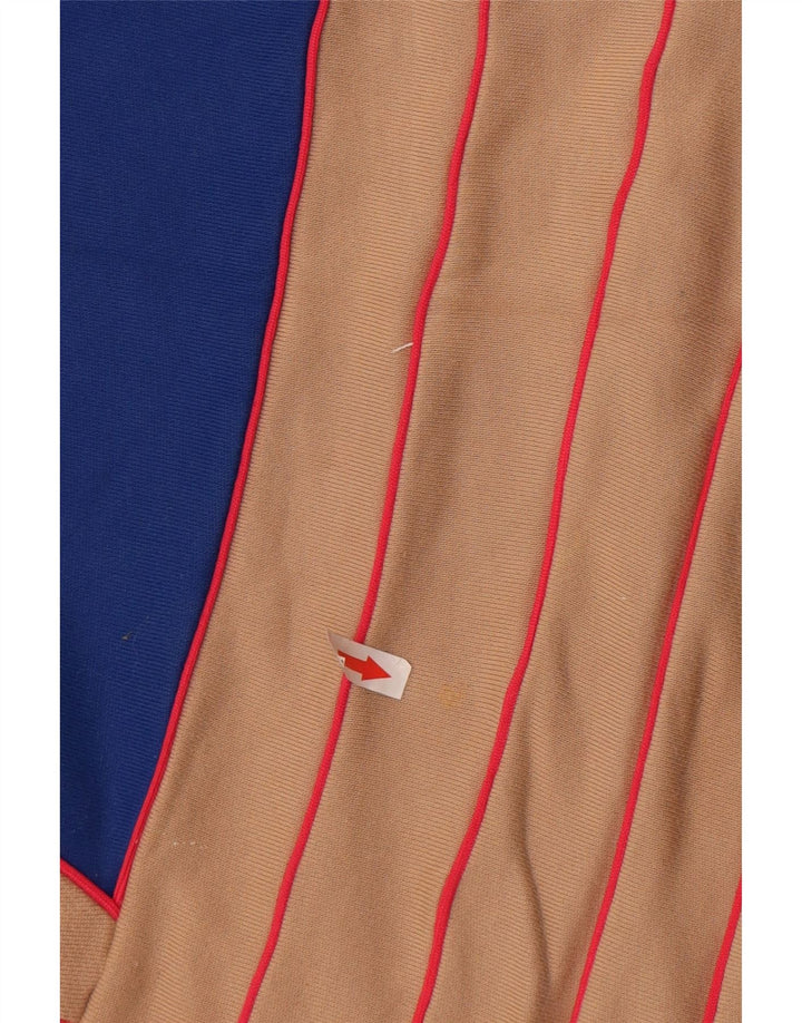 Женский свитер с рисунком Adidas UK 12, средний бежевый, цветной блок