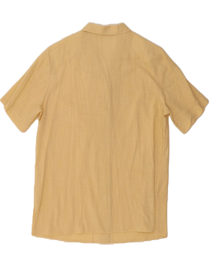 ERTO Womens Oversized Short Sleeve Shirt Blouse EU 44 XL Beige Polyester Vintage Erto and Second-Hand Erto from Messina Hembry 