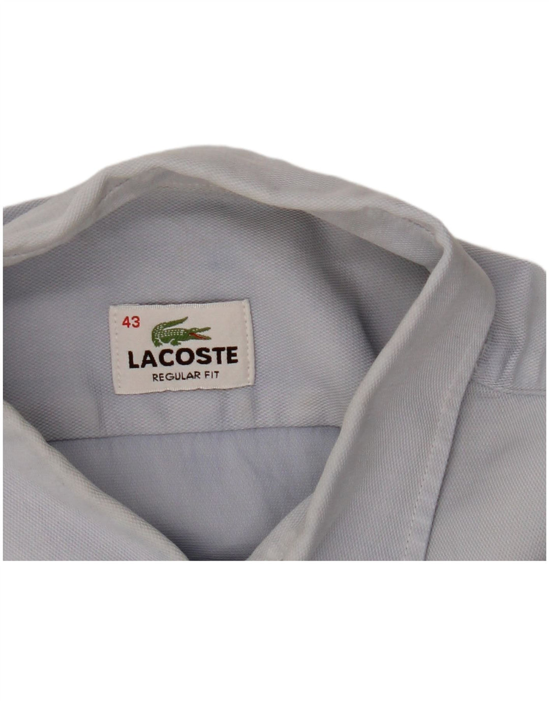 Мужская рубашка-поло обычного кроя с коротким рукавом Lacoste, размер 43, большая синяя
