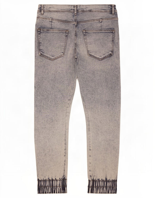 Мужские потертые джоггеры Zara Slim Jeans EU 44 Large W34 L28 Синие