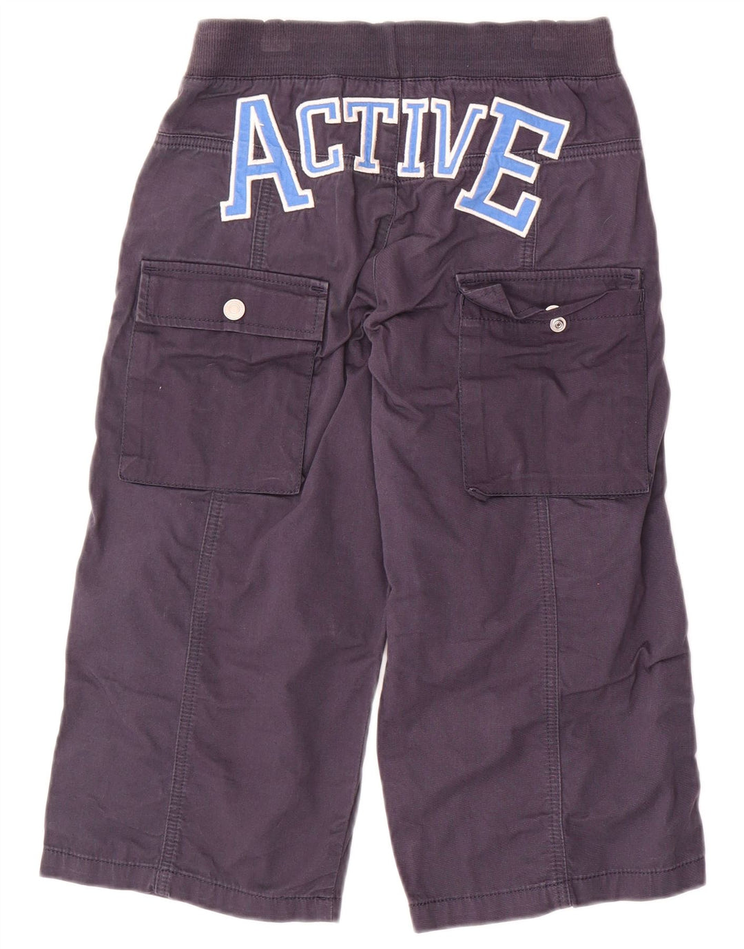 Брюки-карго BENETTON для мальчиков с графическим рисунком 10-11 лет XL W28 L18 Темно-синие