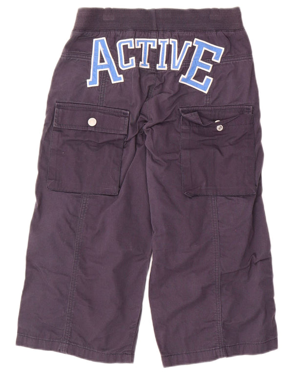 Брюки-карго BENETTON для мальчиков с графическим рисунком 10-11 лет XL W28 L18 Темно-синие