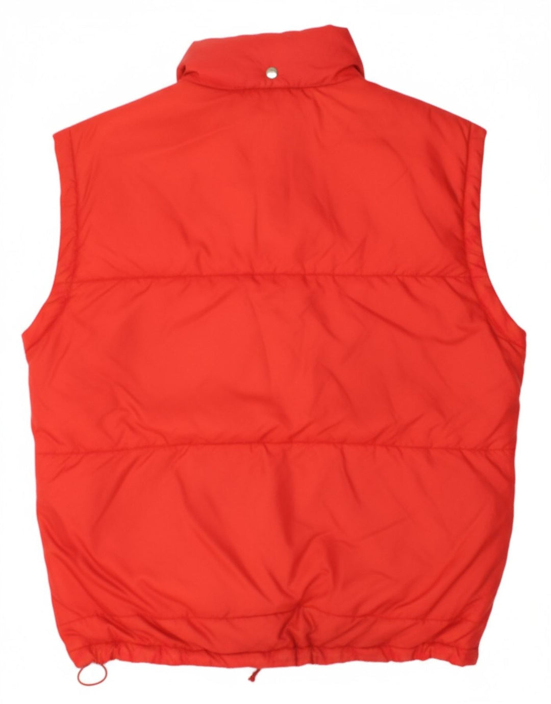 CIESSE PIUMINI Mens Hooded Padded Gilet UK38 Medium Red Polyamide