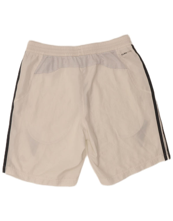 Мужские спортивные шорты Adidas Climacool, средний белый полиэстер с цветными блоками