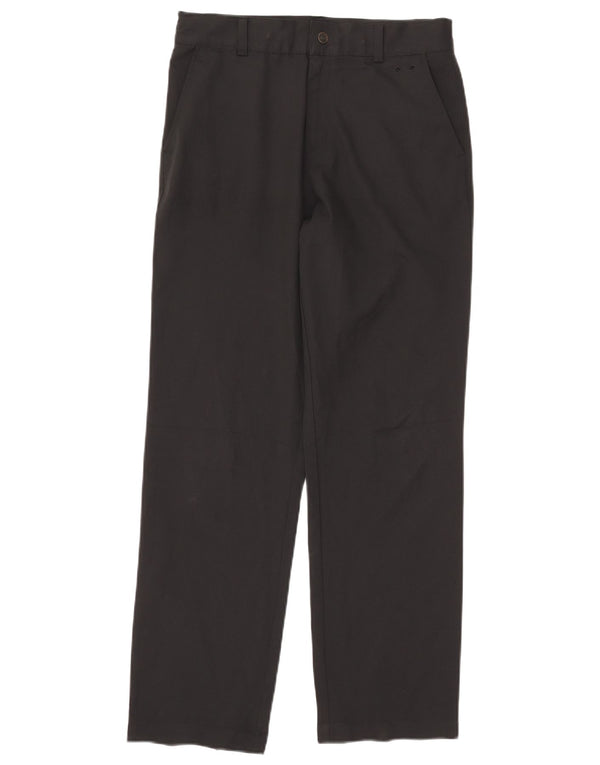 Женские прямые брюки-чиносы Nike Dri Fit XL W30 L29, черный полиэстер