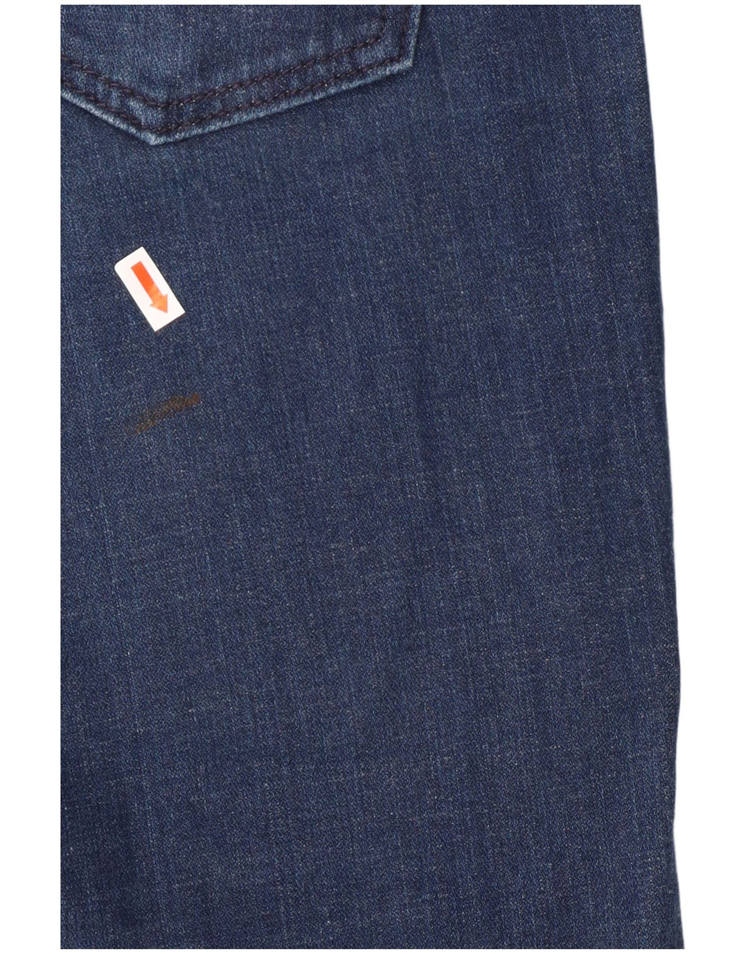 Женские джинсы Levi's 524 Super Low Slim, США 7, средние W32 L31, синие, хлопок