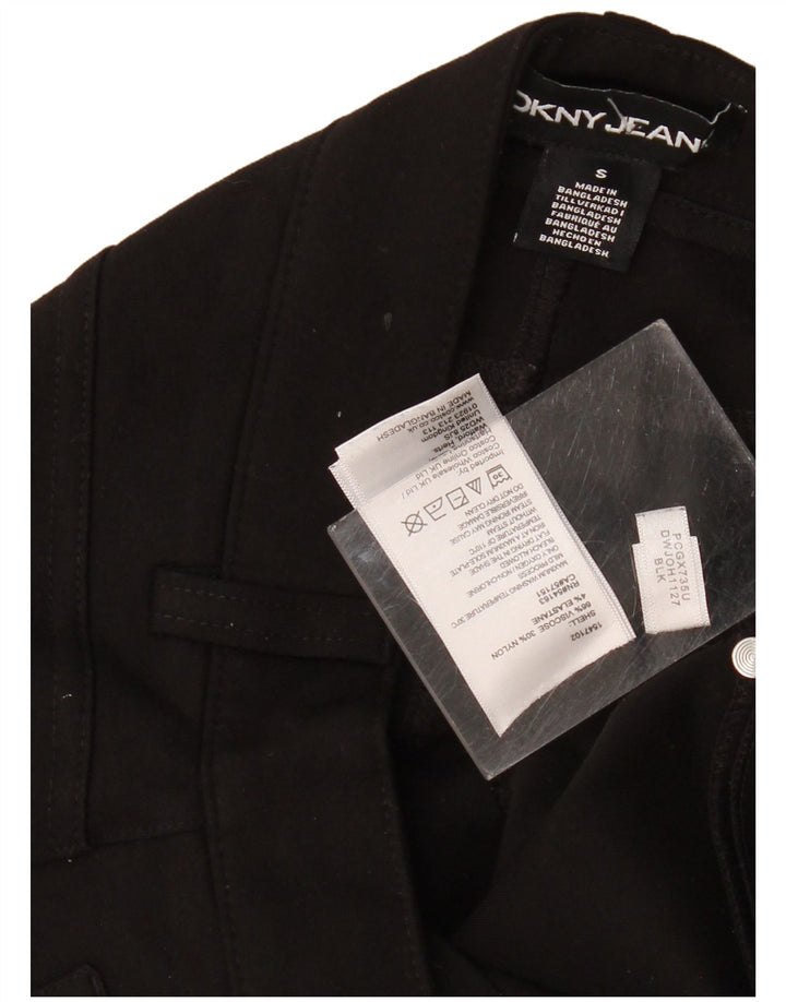 Женские прямые повседневные брюки Dkny, маленькие W27 L28, черные, вискоза