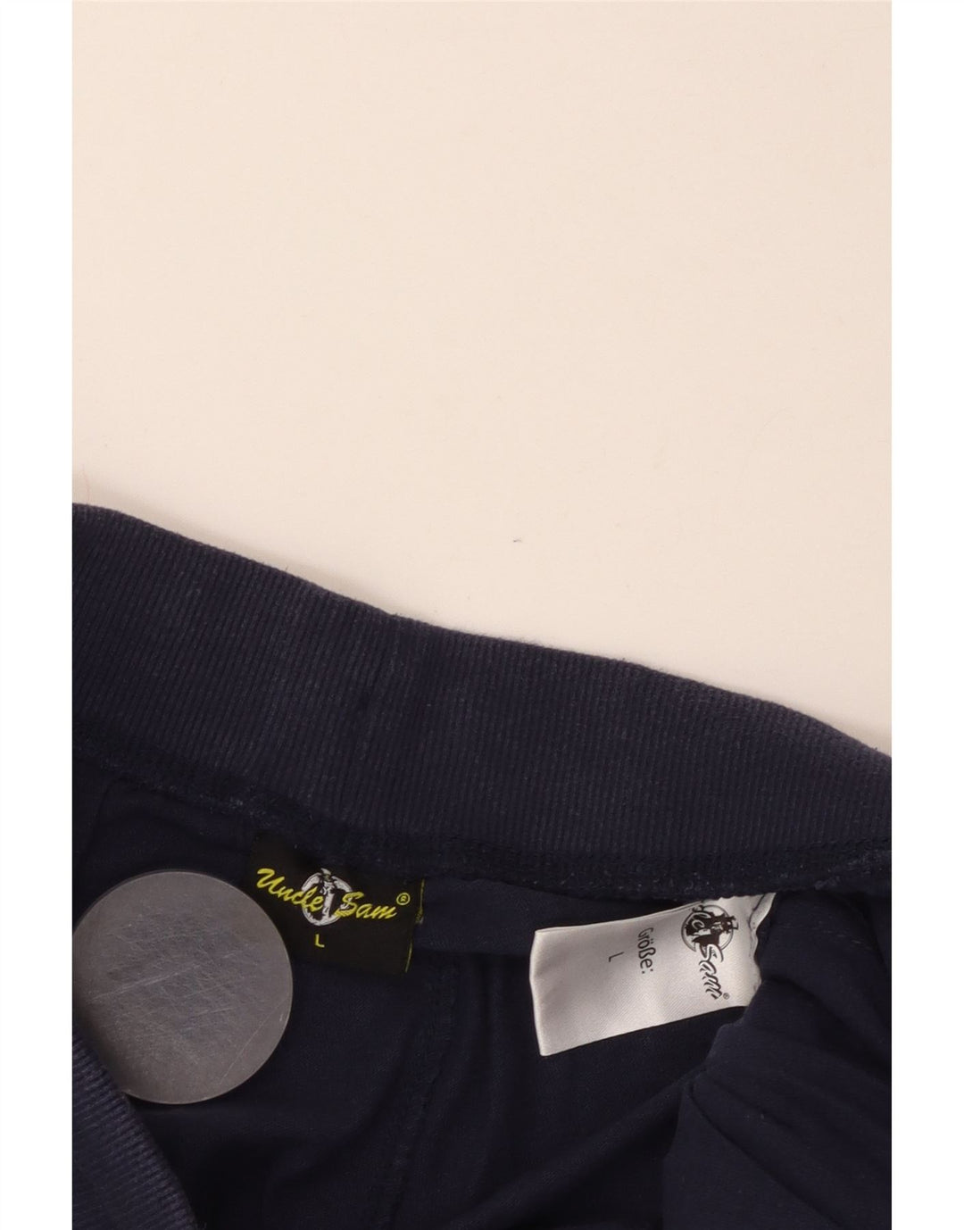 Мужские спортивные брюки с графическим рисунком Uncle Sam, большие темно-синие хлопковые брюки