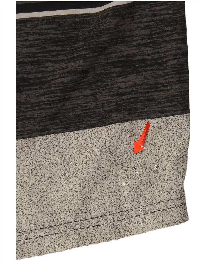 Мужские шорты для плавания Crivit XL, черные, полиэстер с цветными блоками