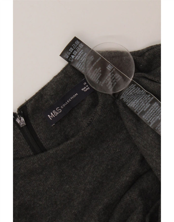 Женский джемпер Marks & Spencer, Великобритания, 10 шт., маленький, серый, хлопок