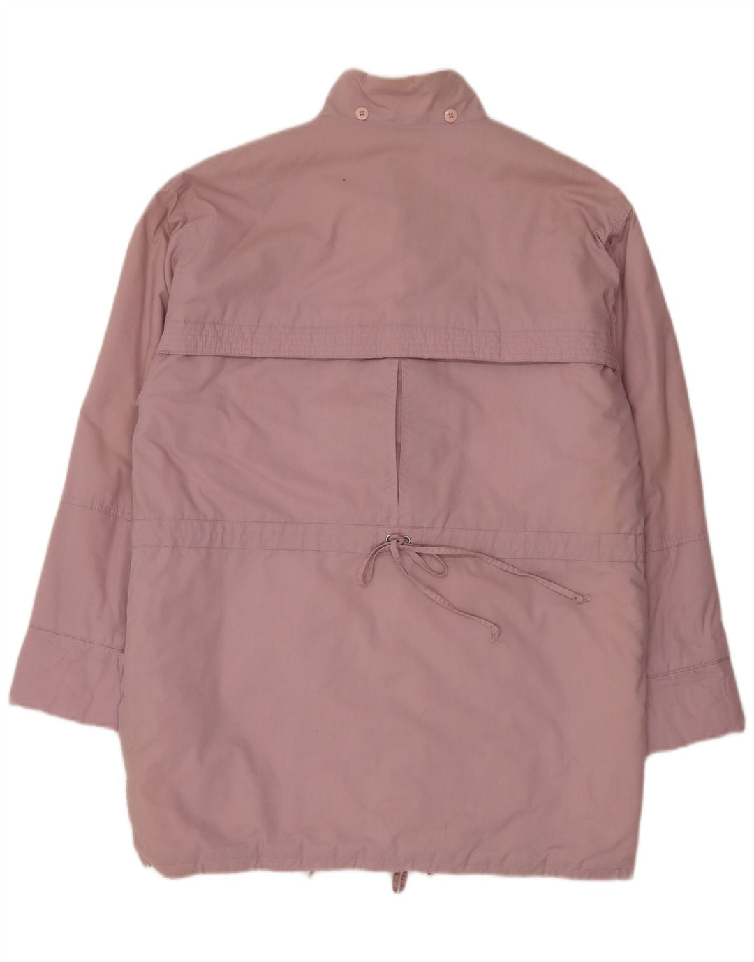 Винтажное женское пальто-ветровка оверсайз IT 36/38 XS, розовый полиэстер