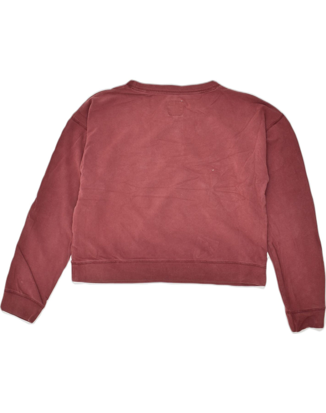JACK WILLS Womens Sweatshirt Jumper UK 12 Medium Maroon Cotton | Vintage Jack Wills | Thrift | Second-Hand Jack Wills | Used Clothing | Messina Hembry 