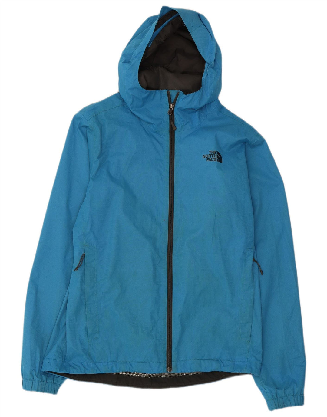 Мужская дождевик с капюшоном The North Face UK 38, средний синий полиэстер